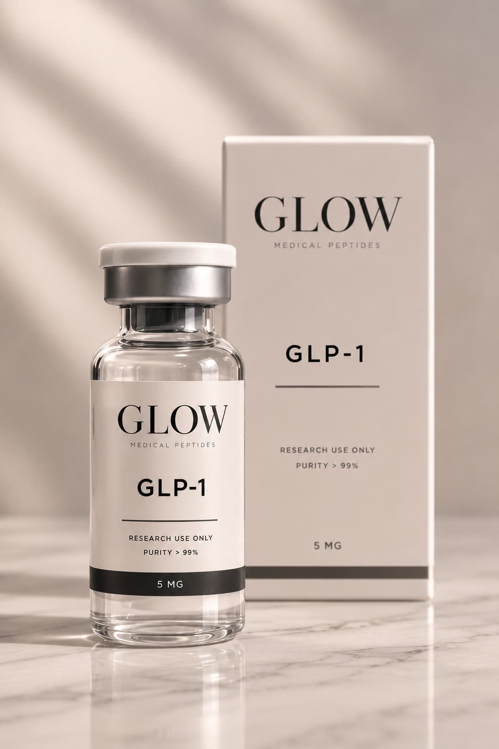 Glow Semaglutide protocol — clinical still life
